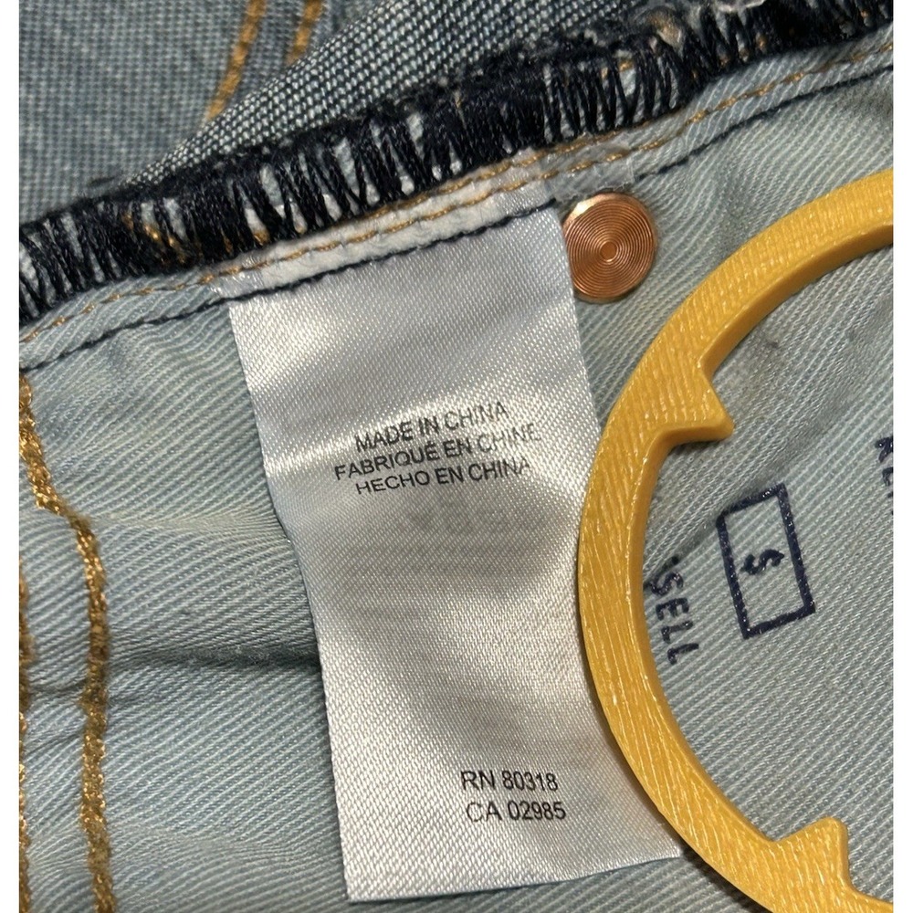 Lucky Brand 110 Slim Jeans Mens 32x29 Blue Medium Wash Excellent Stretch Denim - Picture 12 of 16